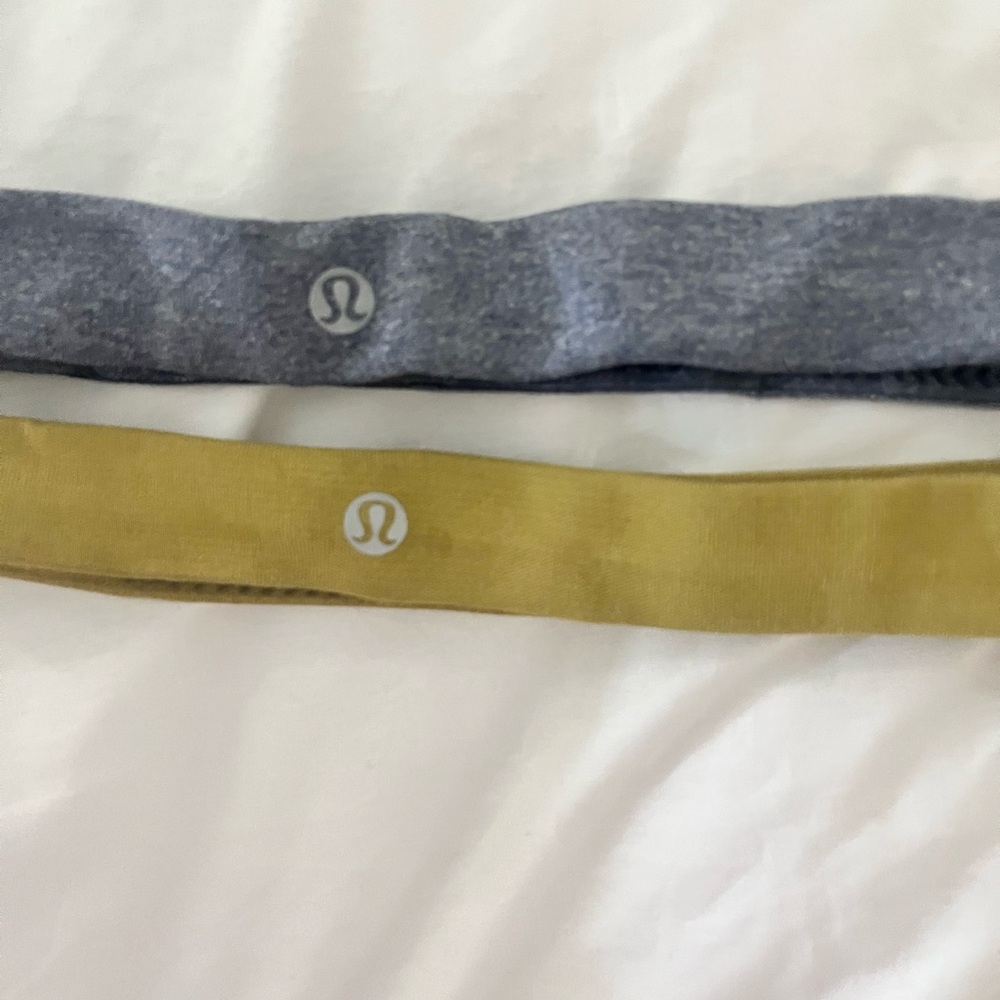 Lululemon Gray and greenish Headbands